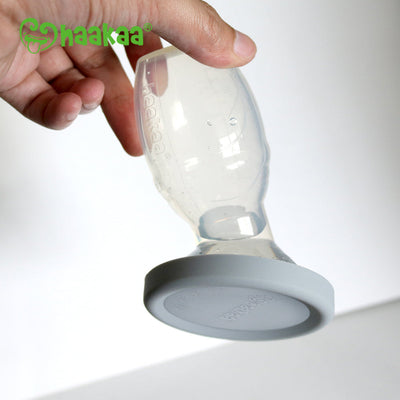 Silicone Breastfeeding Starter Pack – 150ml Manual Pump Gift Set for New Moms