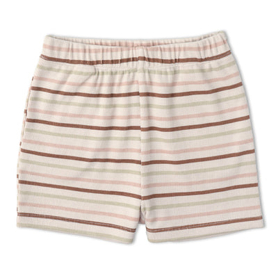 Makemake Organics Organic Tank Top & Shorts Set - Terra Stripes