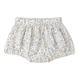 Makemake Organics Organic Scalloped Top & Bloomers Set - Tulle Floral