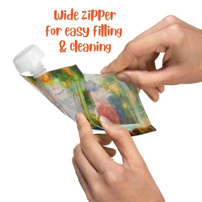 Flipping Holder Reusable Pouches