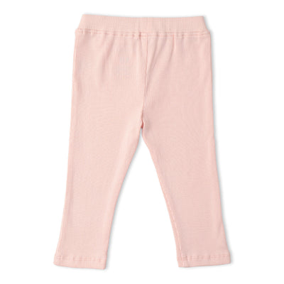 Makemake Organics Organic Lace Collar Onesie & Tights Set - Blush