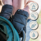 Colugo The Cozy Mittens – Cool Grey | Universal Stroller Handmuff for Parents
