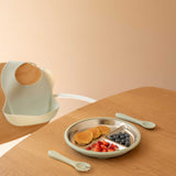 Stainless Steel Baby Feeding Set 6+ Months- Sage Green
