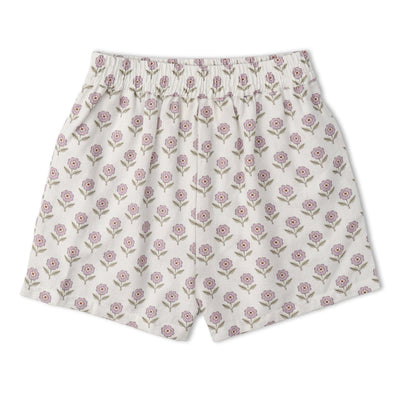 Makemake Organics Organic Tie Up Top & Shorts Set - Lavender