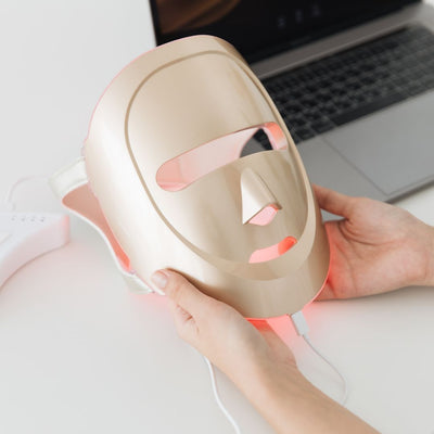 Reveal Your Radiance: The Eco Face Platinum LED Mask (Gold)