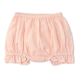 Makemake Organics Organic Smocked Top And Bloomer Set - Blush