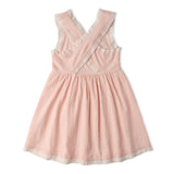 Makemake Organics Organic Cross Back Dress - Blush