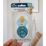 Itzy Soother™ Natural Rubber Pacifier 2-Pack – Coconut + Toast (0–6M)