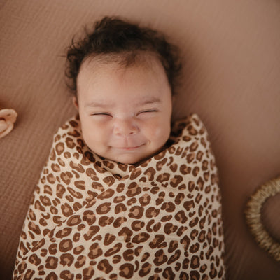 Mushie Organic Cotton Muslin Swaddle Blanket