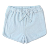 Makemake Organics Organic Sleeveless Tee & Shorts Set - Light Blue