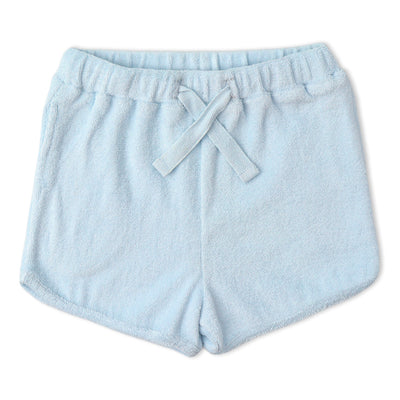 Makemake Organics Organic Sleeveless Tee & Shorts Set - Light Blue