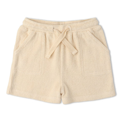 Makemake Organics Organic Terry Tee & Shorts Set - Butter Yellow
