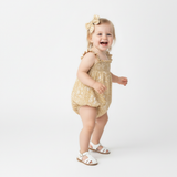 Makemake Organics Organic Hair Bow Clip - Yellow Blossom