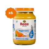 Holle Baby Food Jar - Veggie Curry - 6 Jars