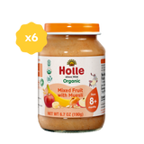 Holle Organic Baby Food Jar - Mixed Fruit with Muesli - 6 Jars