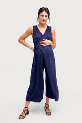 NOM Maternity Francesca Wrap Jumpsuit