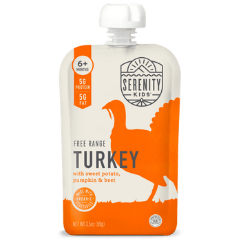 Free Range Turkey Baby Food Pouch