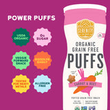 Carrot & Beet Organic Grain Free Puffs 6+Month