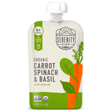 Organic Carrot, Spinach & Basil Baby Food Pouch