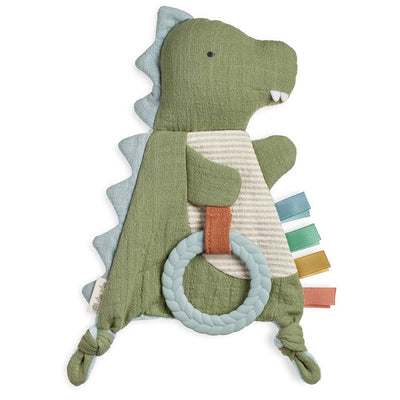 Bitzy Crinkle Sensory Toy with Teether – Bunny