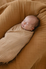 Muslin Swaddle | Golden Gingham