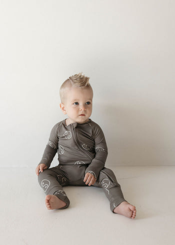 Bamboo Zip Pajamas | Sage Yin Yang