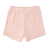 Makemake Organics Organic Ruffle Top & Shorts Set - Blush