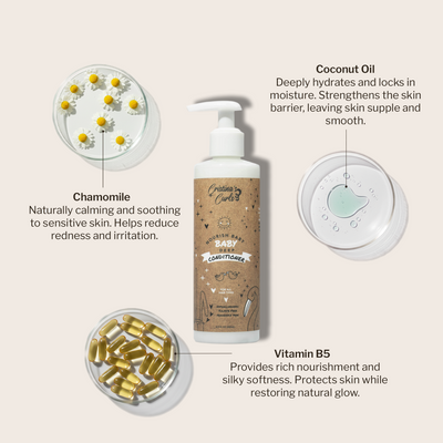 Cristina's Curls Nourishing Baby Hair and Body Set