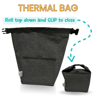 Flipping Holder Gift-Ready Travel Bundle – Food Pouch & Juice Box Holder Set