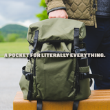 Colugo The Parent Backpack – Park Icon | Diaper Backpack with Suitcase Sleeve