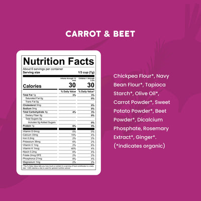 Carrot & Beet Organic Grain Free Puffs 6+Month