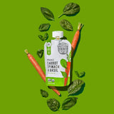 Organic Carrot, Spinach & Basil Baby Food Pouch