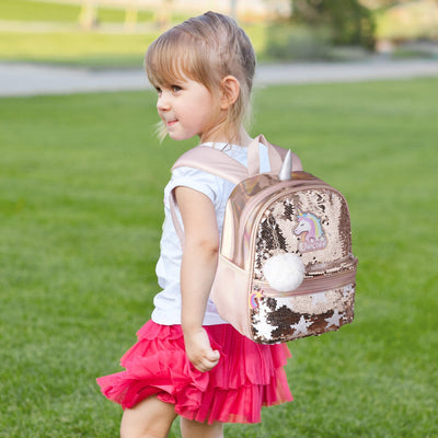 SUNVENO Unicorn Sequin Backpack