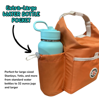 Flipping Holder Thermal Tote with Bottle Pocket