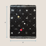 Colugo Park Playmat | Extra-Large Padded Outdoor Sensory Play Mat with Charms