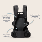 Colugo The Baby Carrier – Black | Lightweight Adjustable Baby Carrier, Newborn to 33 lbs