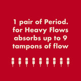 The High Waisted Period. in Organic Cotton For Heavy Flows
