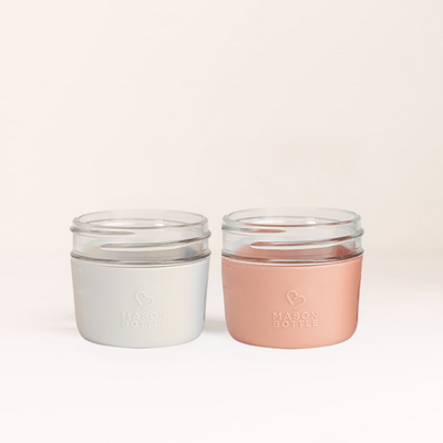 Mason Bottle Silicone Sleeve, 2 Pack