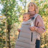 Colugo The Carrier Cozy – Cool Grey | Cold-Weather Baby Carrier Cover