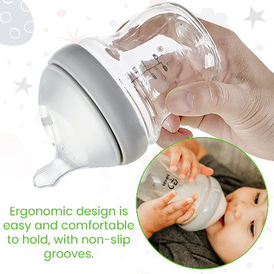 Haakaa Gen. 3 Silicone Orthodontic Anti-Colic Bottle Nipple Attachment (Slow/Medium/Variable Flow)