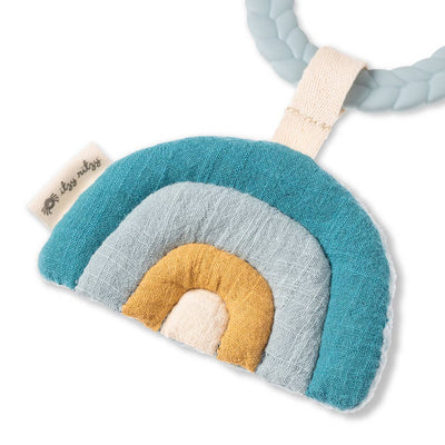 Bitzy Busy Ring™ Teething Activity Toy – Rainbow