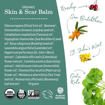 Earth Mama Organic Skin and Scar Balm – Soothe, Restore, Repeat