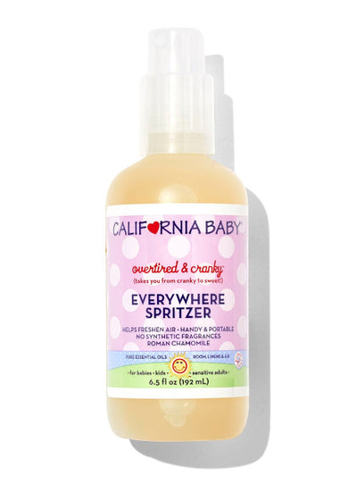 California Baby Overtired & Cranky Aromatherapy Room & Linen Spritzer – Chamomile & Sweet Orange Spray