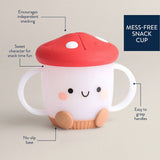 Itzy Snack Cup – Strawberry Silicone Snack Container