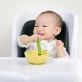 Olababy Silicone Suction Bowl with Lid – 8oz Stay-Put Baby Bowl for Self-Feeding, 6 Months+
