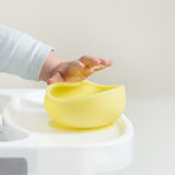 Olababy Silicone Suction Bowl with Lid – 8oz Stay-Put Baby Bowl for Self-Feeding, 6 Months+