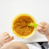 Olababy Silicone Suction Bowl with Lid – 8oz Stay-Put Baby Bowl for Self-Feeding, 6 Months+