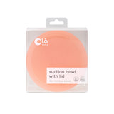 Olababy Silicone Suction Bowl with Lid – 8oz Stay-Put Baby Bowl for Self-Feeding, 6 Months+