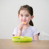 Olababy Divided Silicone Suction Plate for Babies & Toddlers – 3-Compartment Stay-Put Plate, 6 Months+