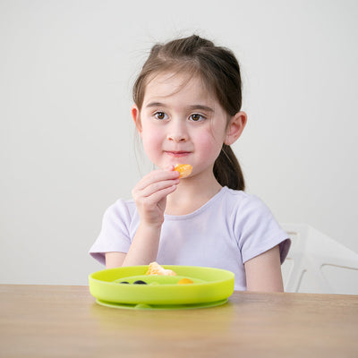 Olababy Divided Silicone Suction Plate for Babies & Toddlers – 3-Compartment Stay-Put Plate, 6 Months+